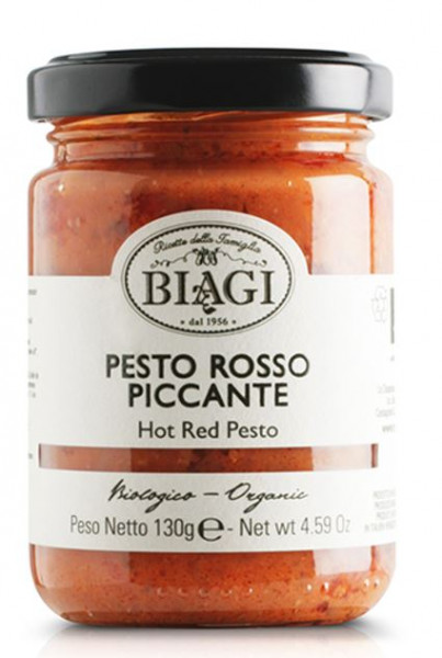 Pesto rosso piccante BIO 130 ml