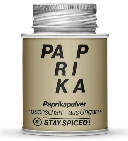 Paprika scharf - original ungarisch Dose 80 g